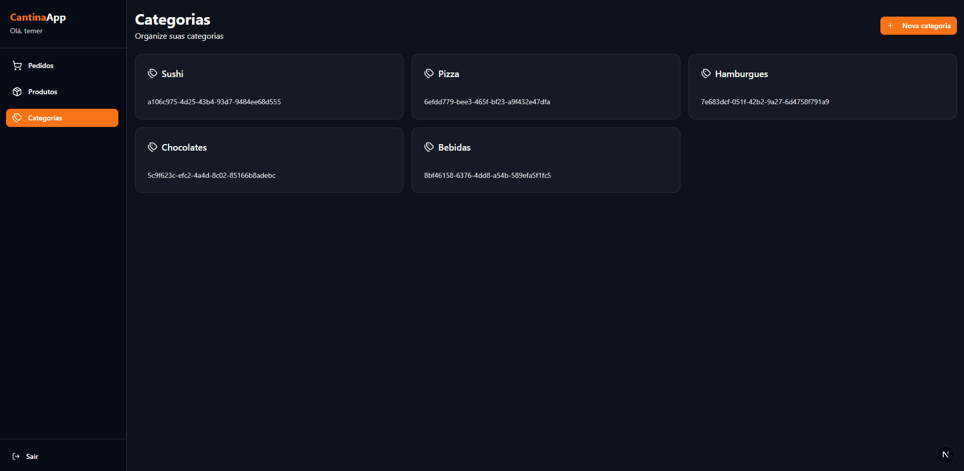 RestaurantApp frame 1