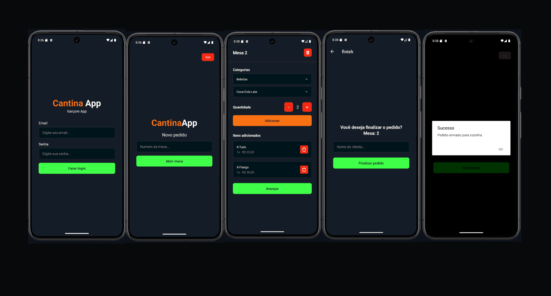RestaurantApp frame 5